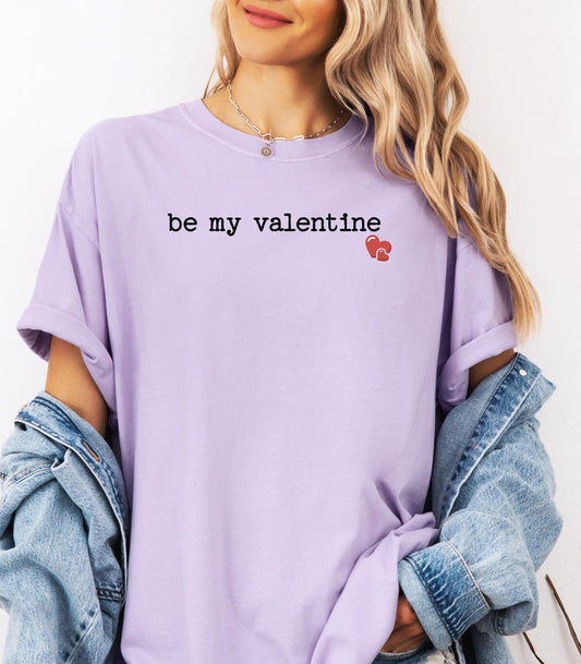 Be My Valentine T-Shirt, Simple Heart Valentine Shirt