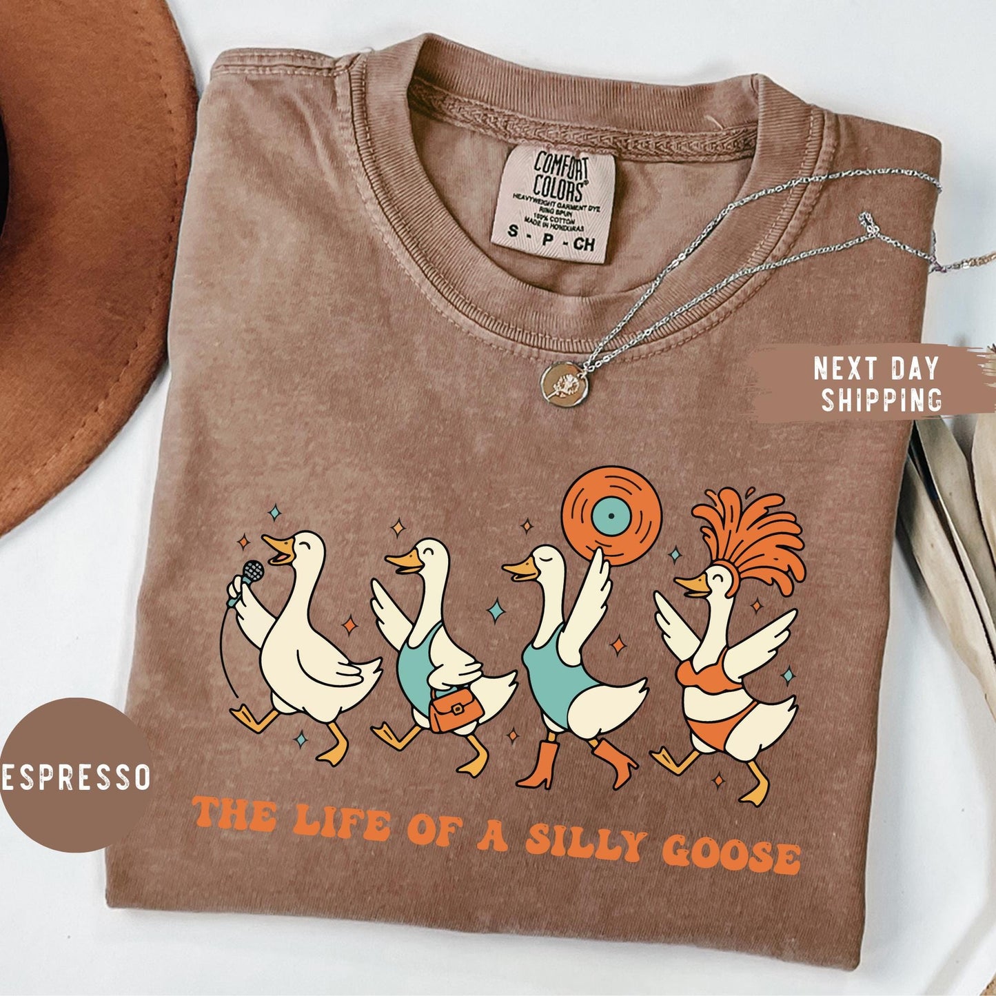 Comfort Colors® The Life of a Silly Goose Shirt Trendy Goose Lover Shirt Funny Goose Shirt Funny Animal Lover Shirt Funny Gift for Friend