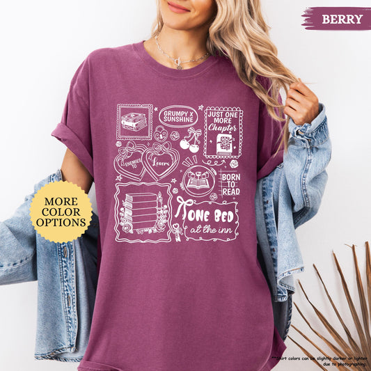 Comfort Colors® Romance Book Lover Shirt, Bookish Shirt, Smut Bookish Shirt, Gift For Book Lover, Bookworm Shirt, Bookish Gift, Books Lover