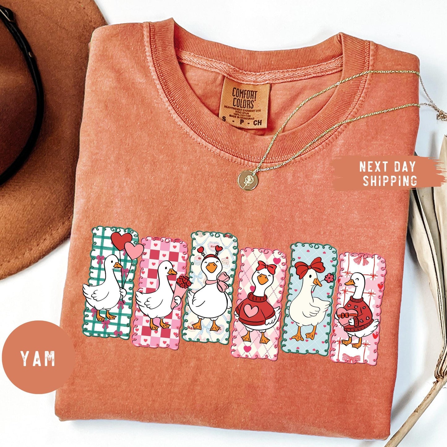 Comfort Colors® Just a Love Goose Valentine Day Shirt, Funny Valentine Shirt, Silly Goose Shirt, Cute Goose Lover Gift