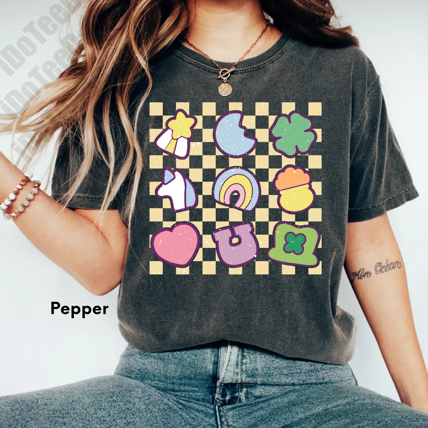 Comfort Colors® Lucky Charm Shirt,Shamrock Rainbow Shirt, St Patricks Day Shirt,St Patricks Shirt,Lucky Shirt,St Patty's Good Luck Shirt