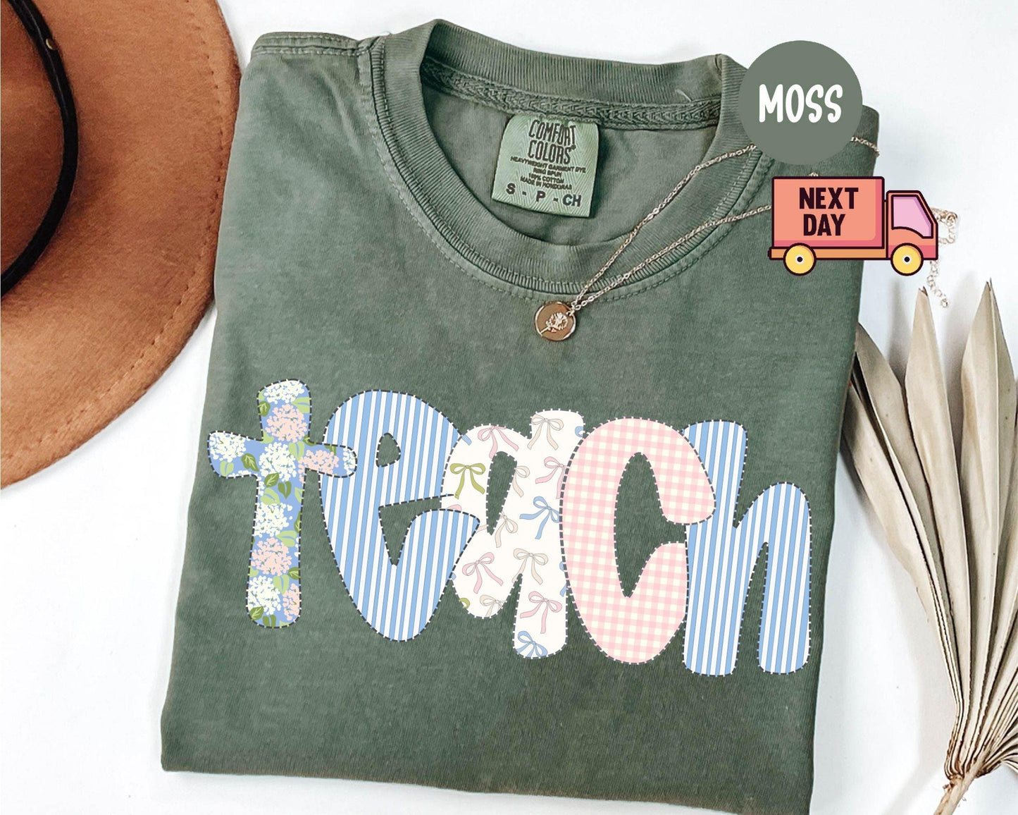 Comfort Colors® Floral Teacher Shirt Cute Teacher Gift Spring Floral Teacher Tee Gift for Teacher Teaching Shirt Teacher Appreciation Gift