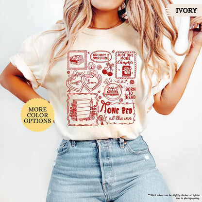 Comfort Colors® Romance Book Lover Shirt, Bookish Shirt, Smut Bookish Shirt, Gift For Book Lover, Bookworm Shirt, Bookish Gift, Books Lover