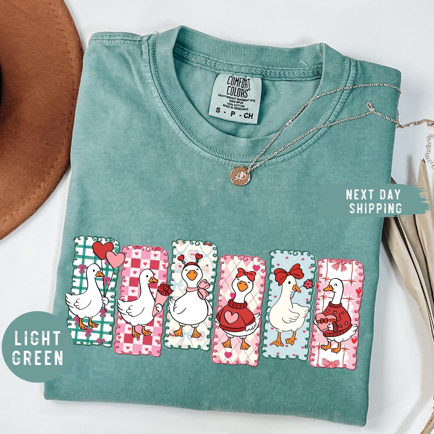 Comfort Colors® Just a Love Goose Valentine Day Shirt, Funny Valentine Shirt, Silly Goose Shirt, Cute Goose Lover Gift