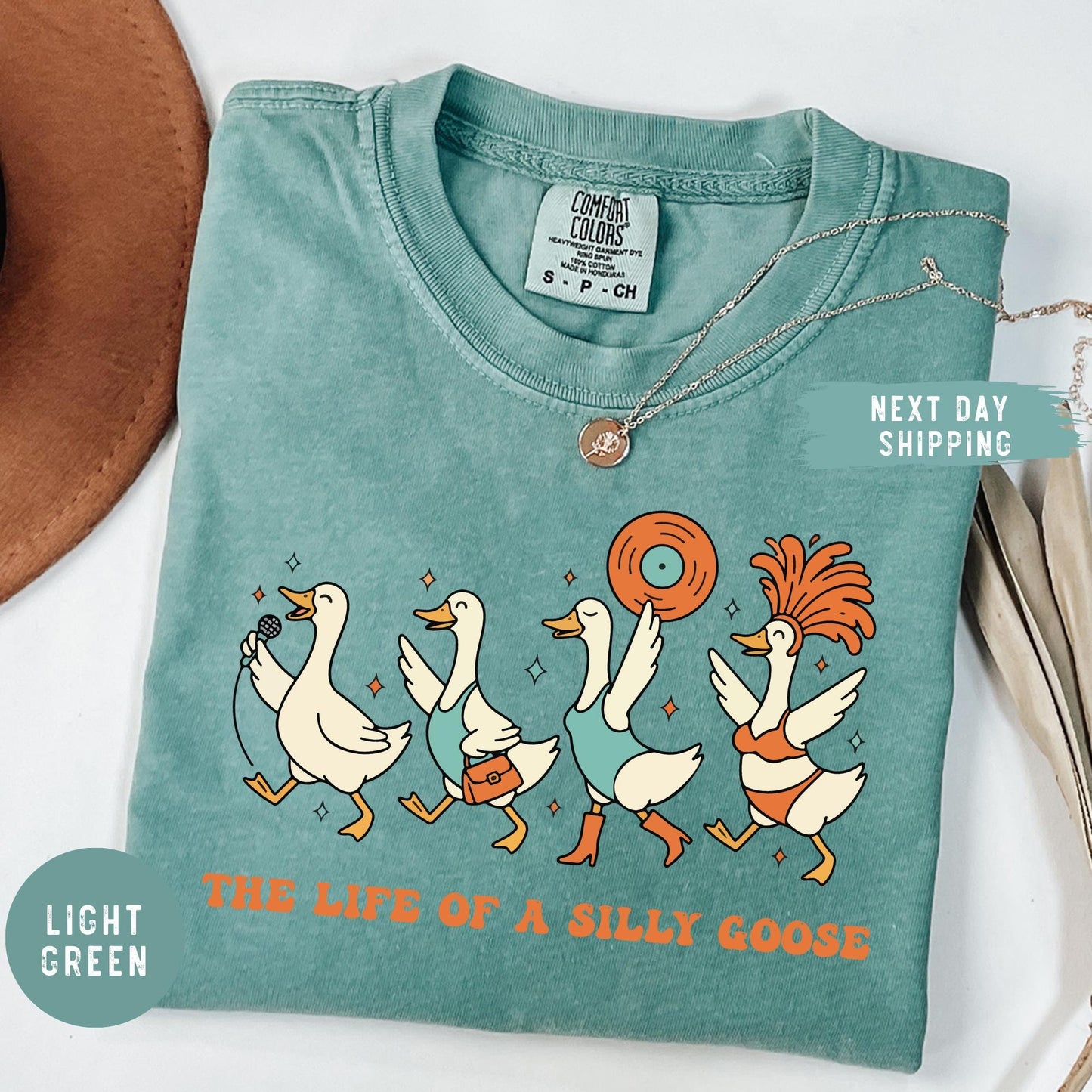 Comfort Colors® The Life of a Silly Goose Shirt Trendy Goose Lover Shirt Funny Goose Shirt Funny Animal Lover Shirt Funny Gift for Friend