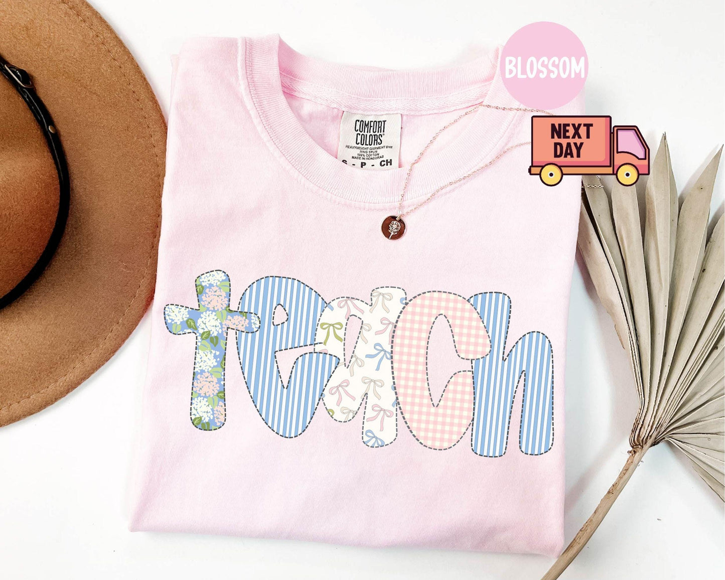 Comfort Colors® Floral Teacher Shirt Cute Teacher Gift Spring Floral Teacher Tee Gift for Teacher Teaching Shirt Teacher Appreciation Gift