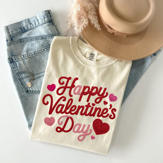 Comfort Colors® Happy Valentines Day Shirt Romantic Winter Sweatshirt