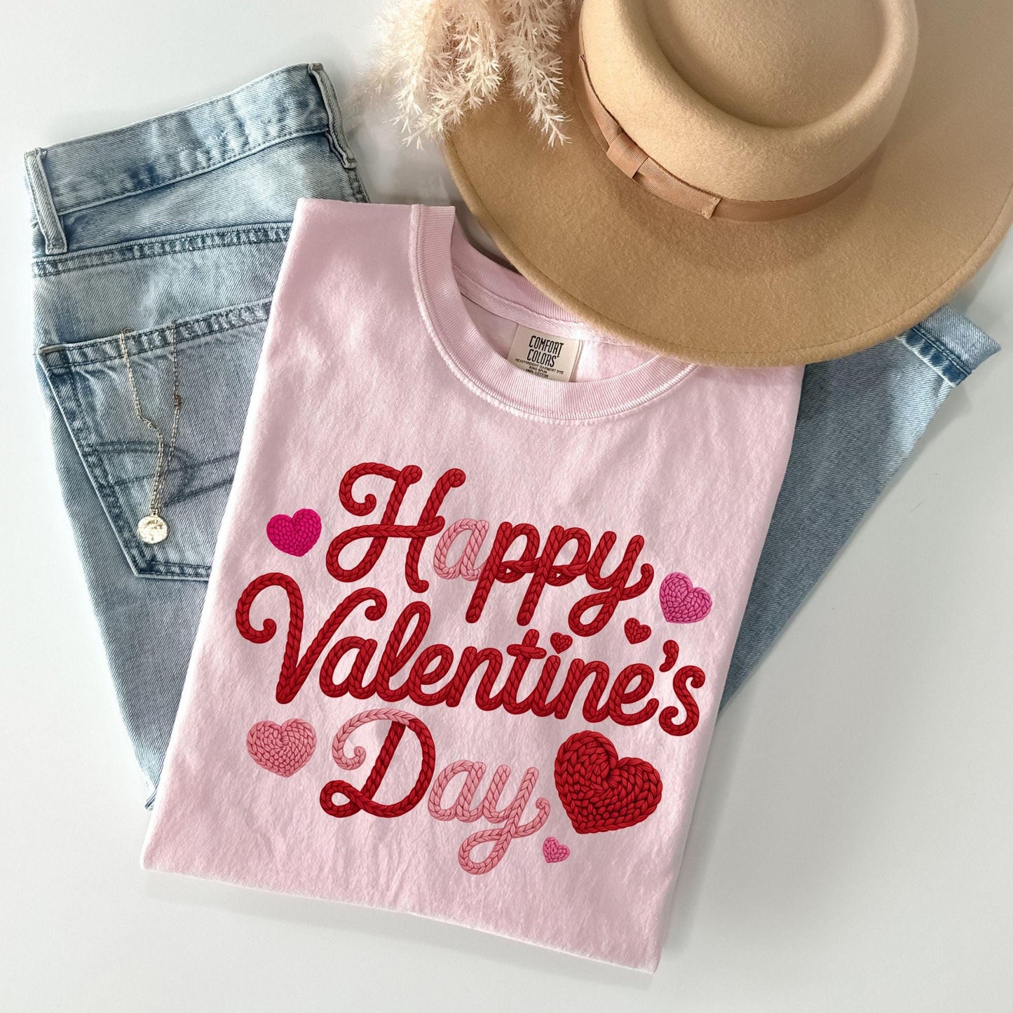 Comfort Colors® Happy Valentines Day Shirt Romantic Winter Sweatshirt
