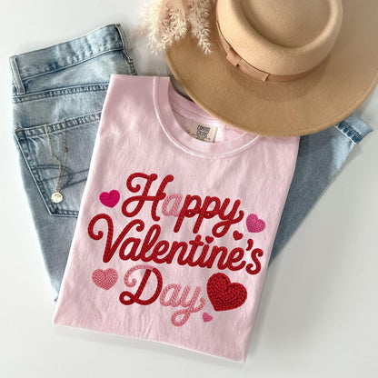 Comfort Colors® Happy Valentines Day Shirt Romantic Winter Sweatshirt