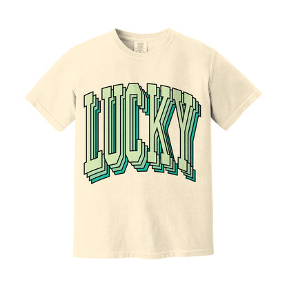 Retro Lucky T-Shirt Comfort Colors St Patricks Day Tee
