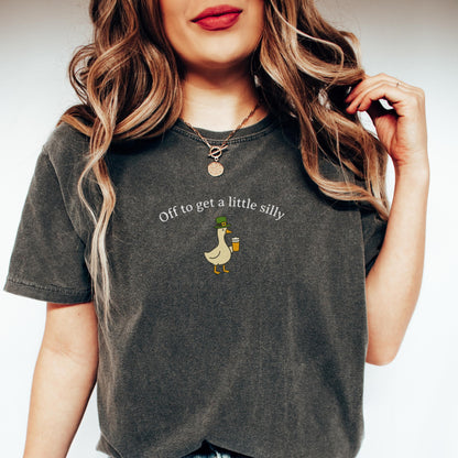 St Patricks Day Shirt, Comfort Colors St Paddys Day Goose T-Shirt, Funny Irish St Pattys Day Tee