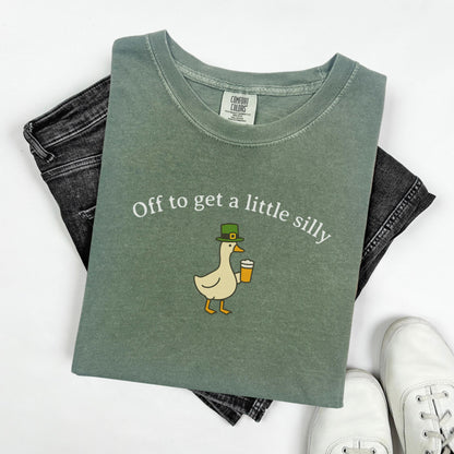 St Patricks Day Shirt, Comfort Colors St Paddys Day Goose T-Shirt, Funny Irish St Pattys Day Tee