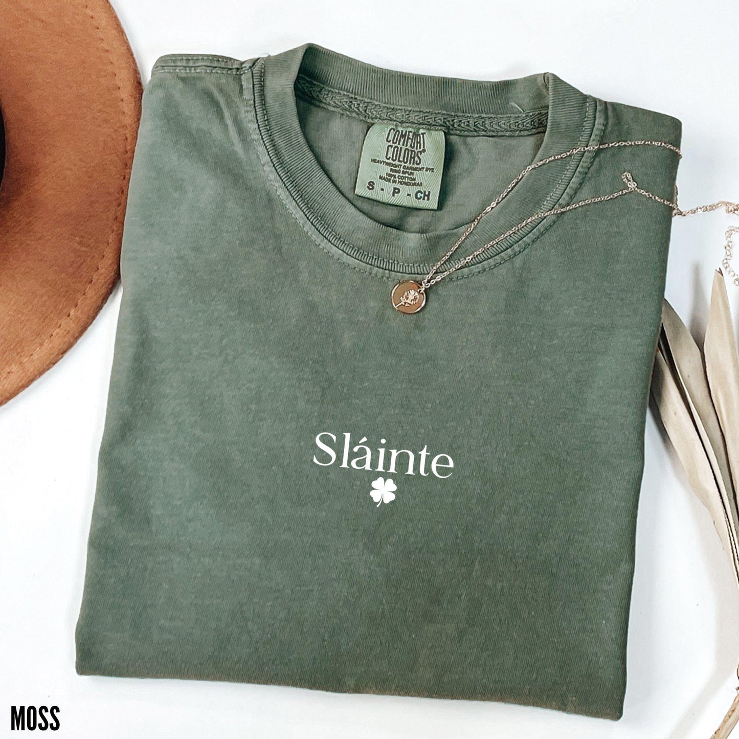 Slainte Shirt Comfort Colors St Patricks Day Lucky Tee