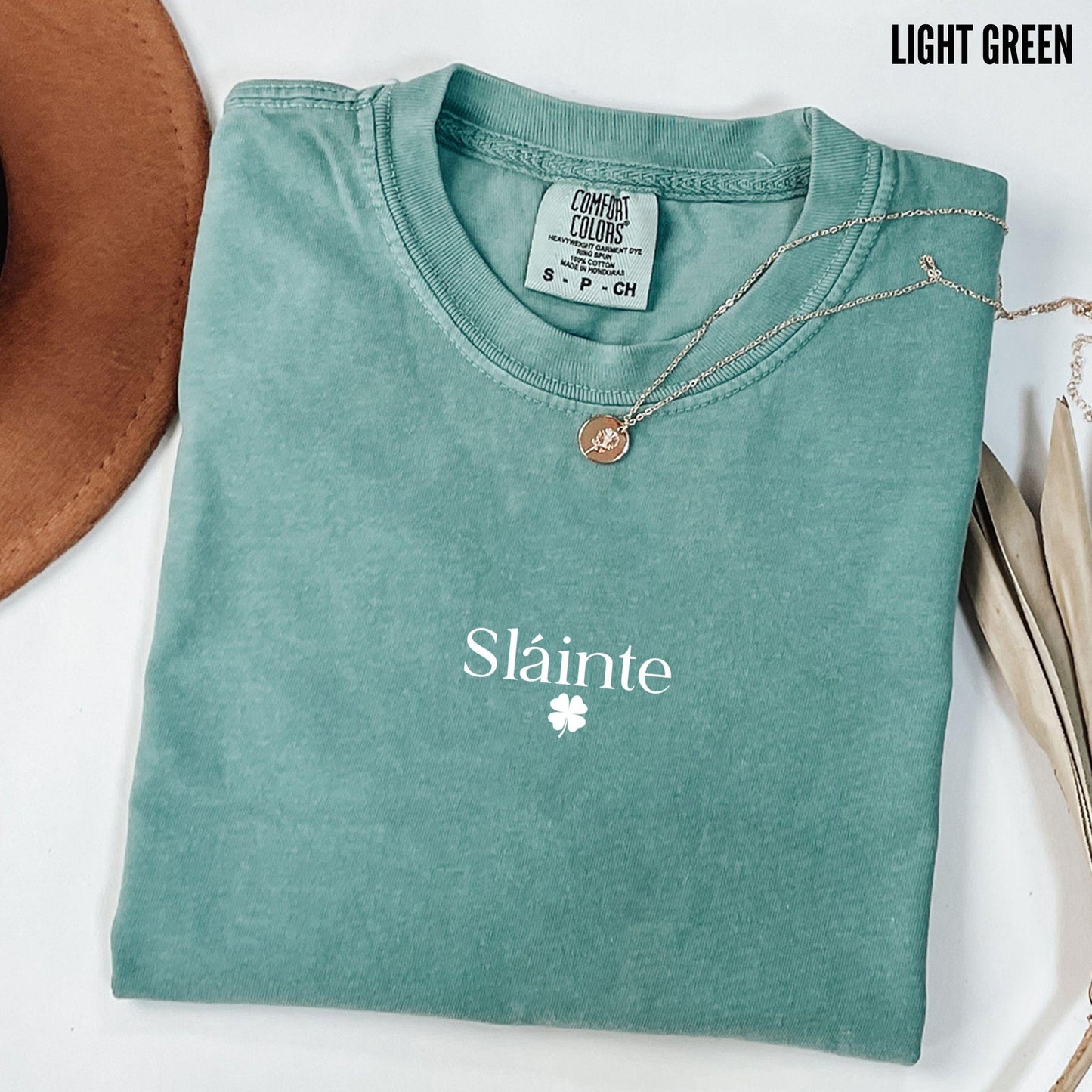 Slainte Shirt Comfort Colors St Patricks Day Lucky Tee