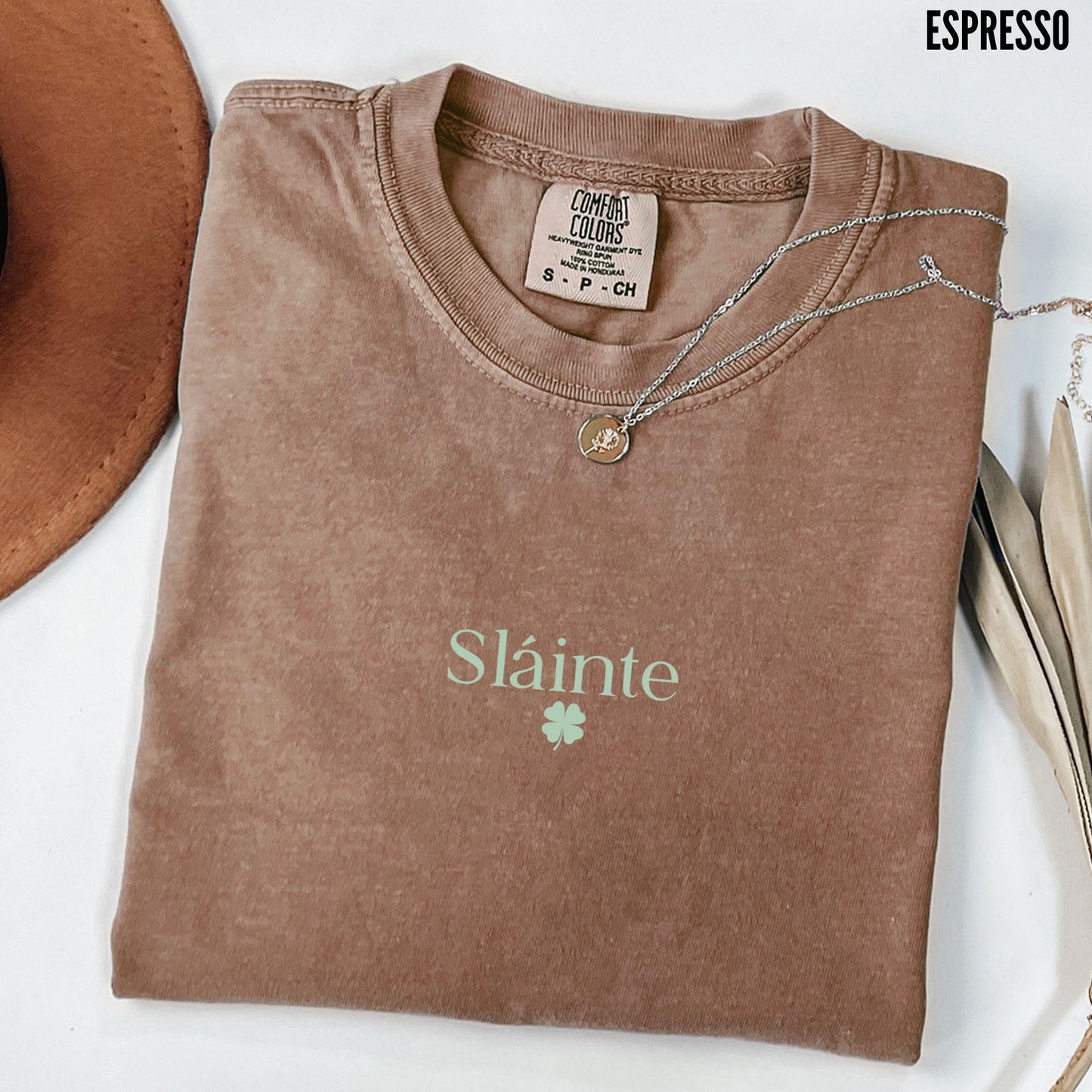 Slainte Shirt Comfort Colors St Patricks Day Lucky Tee