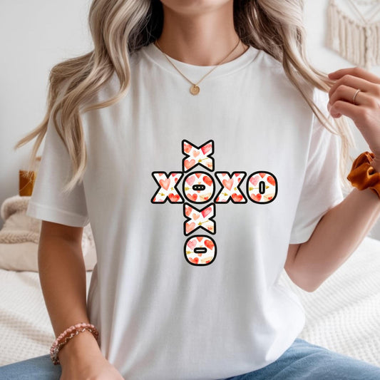 XOXO Cross Valentine Comfort Colors T-Shirt