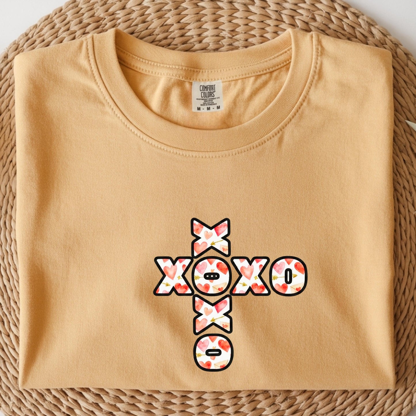 XOXO Cross Valentine Comfort Colors T-Shirt