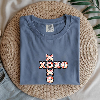 XOXO Cross Valentine Comfort Colors T-Shirt