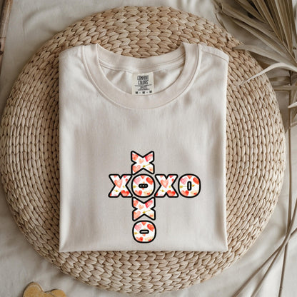 XOXO Cross Valentine Comfort Colors T-Shirt